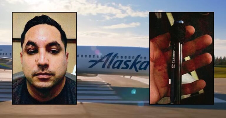 Attempted In-Flight Attack: Man Uses Pens in Passenger Assault