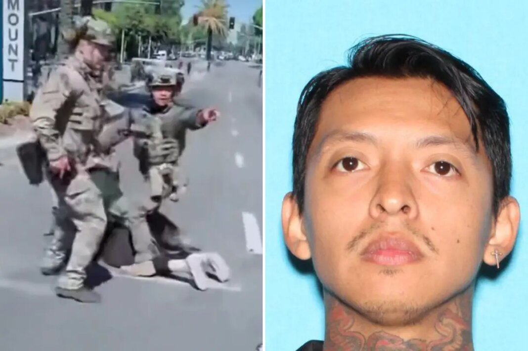Masked agitator learns fate for chucking cinder block at federal agent during LA anti-ICE protest