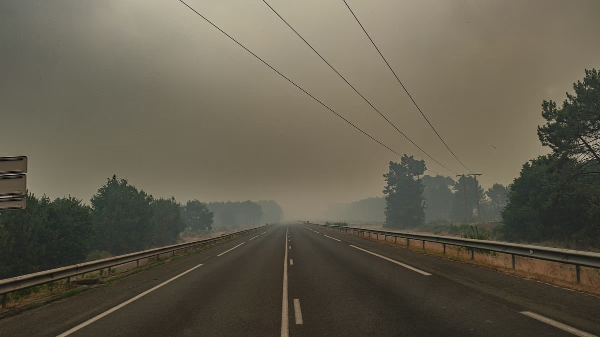 Millionaires' highway to hell: Hundreds of luxury homes in ashes
