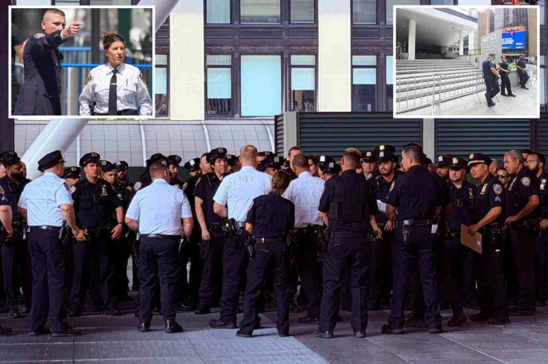 More than 100 NYPD cops will be out in full force outside MSG for Taylor Swift, Travis Kelce's NYC wedding
