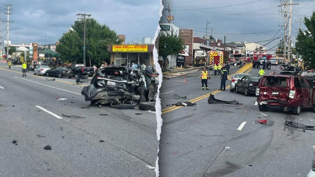 More than 30 injured after Maryland transit bus crashes into building near Baltimore