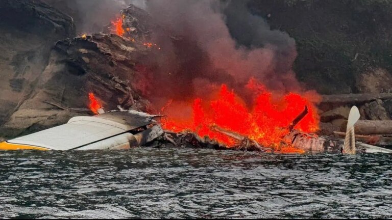 Floatplane Emergency Landing: Fire Injures Several Off WA Coast