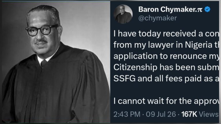 Nigerian-Born UK Lawyer Baron Reclaims Nigerian Citizenship to Strengthen Ties