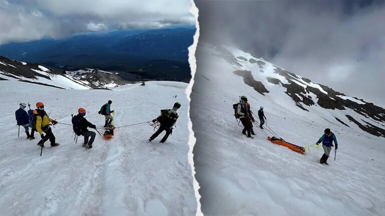 Novice Climber Miraculously Survives 1,500-Foot Fall on Mount Shasta Amid Helicopter Rescue Delay Due to Cloud Cover