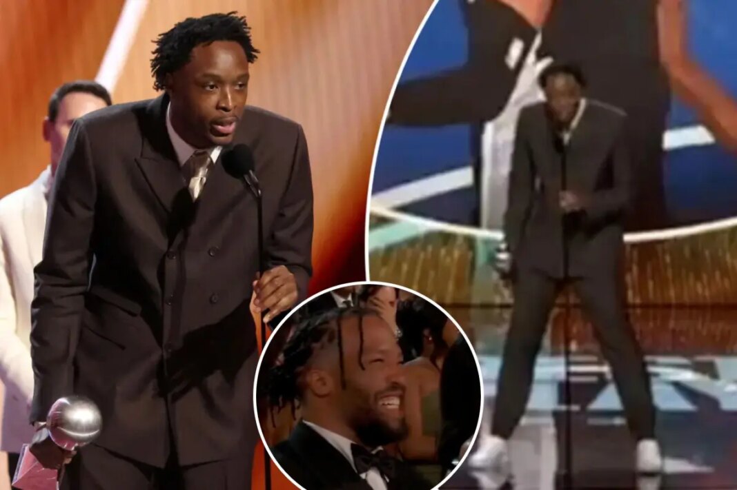 OG Anunoby cracks up Knicks teammates, ESPYs audience