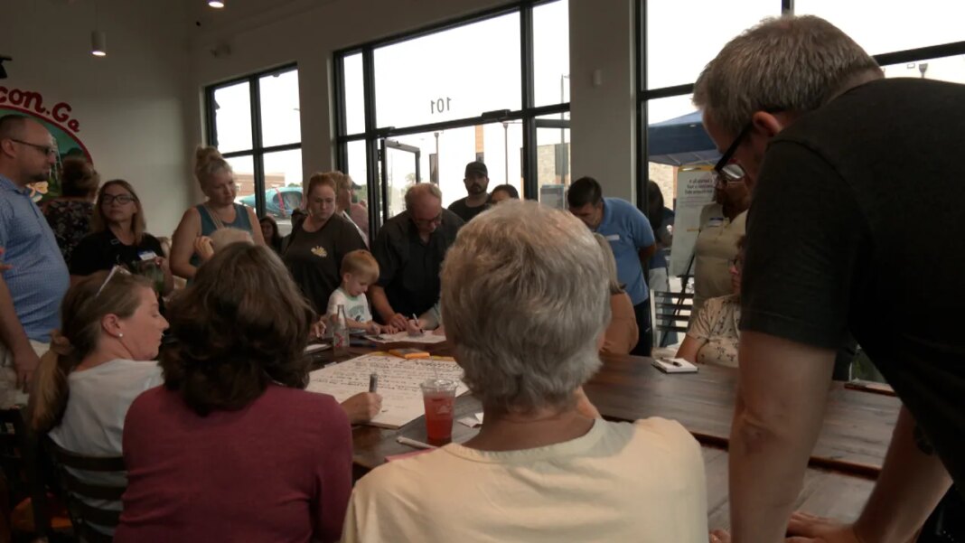 Packed house for 'No Data Center' community meeting