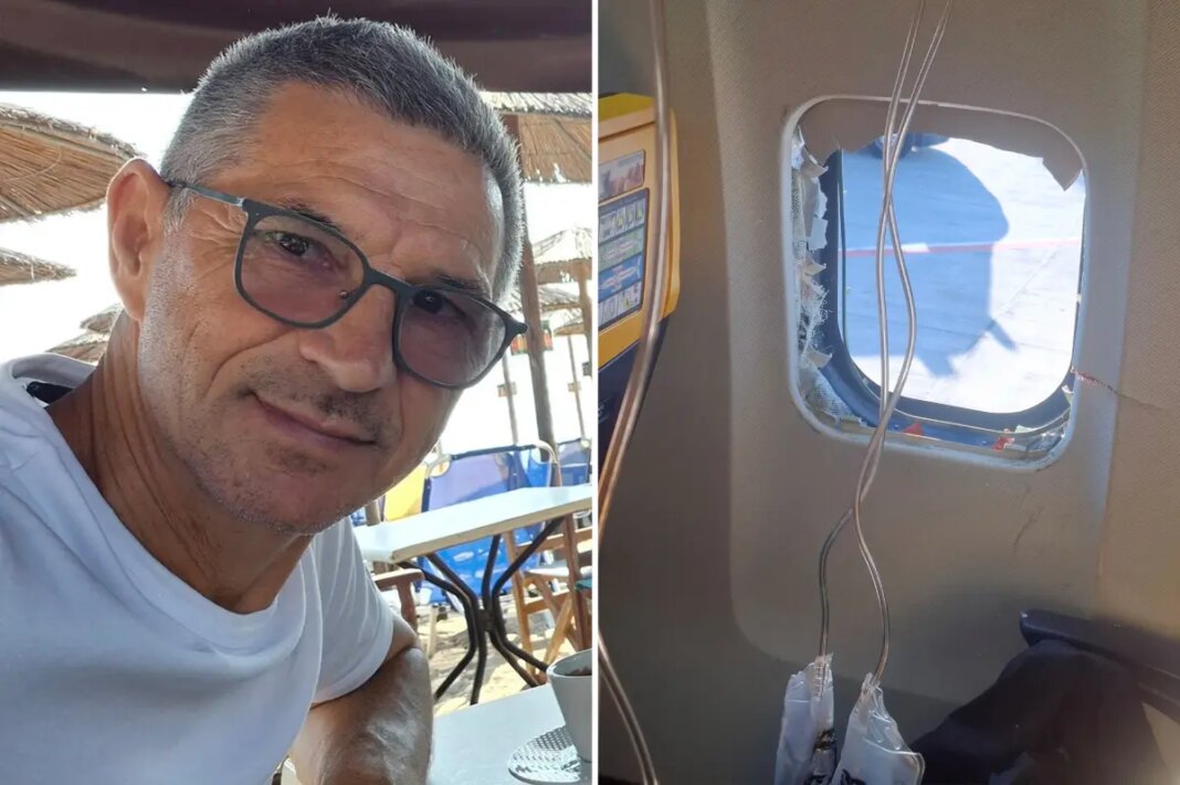 Ryanair passenger recounts horror of getting sucked halfway out airplane window
