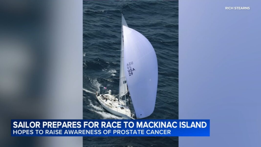 Sailor Rich Stearns hopes to raise prostate cancer awareness through 2026 Chicago Yacht Club Race to Mackinac