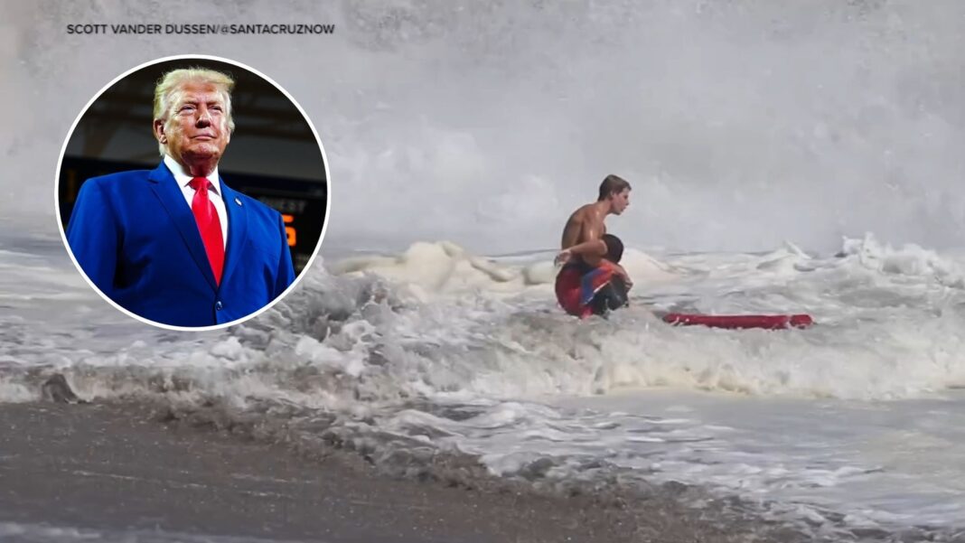 Santa Cruz teen lifeguard who saved boy from massive waves to receive invited to White House, President Donald Trump says