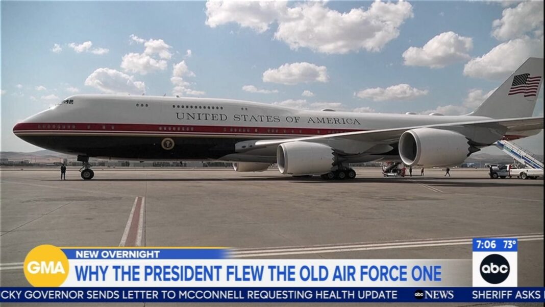 Secret Service urged Trump to depart Turkey on old Air Force One as a security precaution, sources say