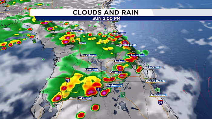 Sizzling Sunday Funday with cooling afternoon storms