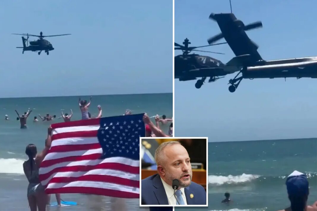 South Carolina National Guard suspends Apache pilots who buzzed beach-goers, prompting outrage: ‘Should be celebrated, not sanctioned’ 