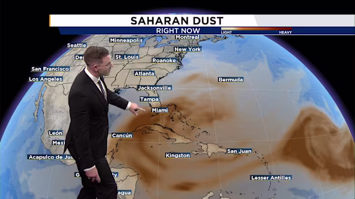Sultry Sunday with a better storm chance