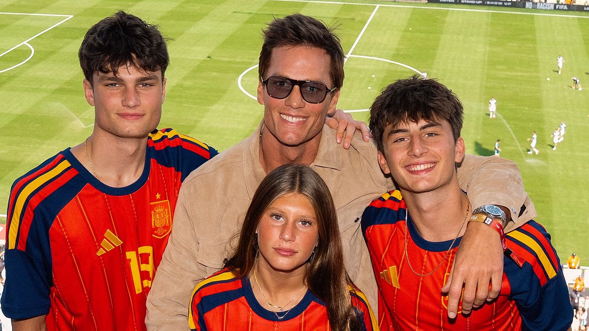 Tom Brady's daughter is spitting image of ex Gisele in World Cup photo