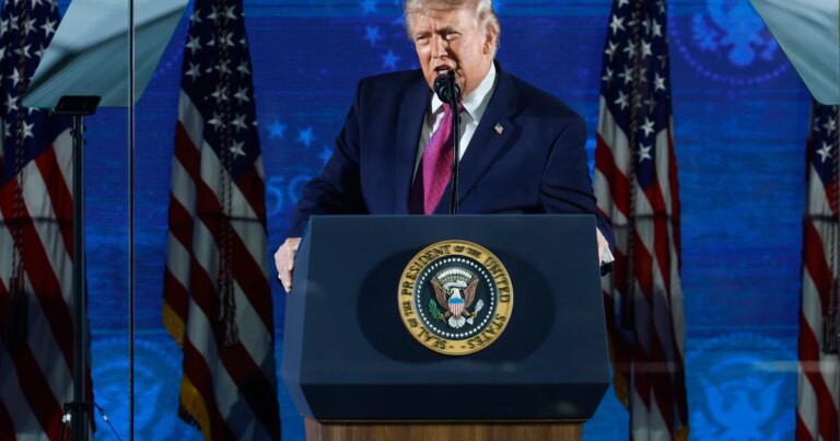 Trump Raises Alarm Over ‘Communist Threat’ in Independence Day Speech