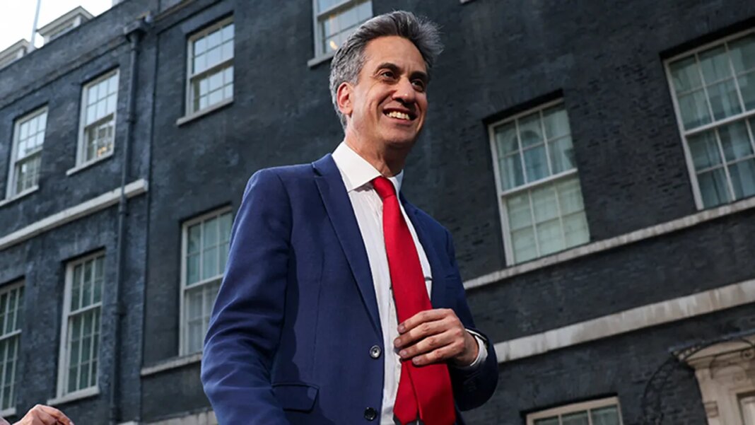 UK's Burnham names Trump critic Ed Miliband foreign secretary; ex-Thatcher aide brands pick 'disastrous'