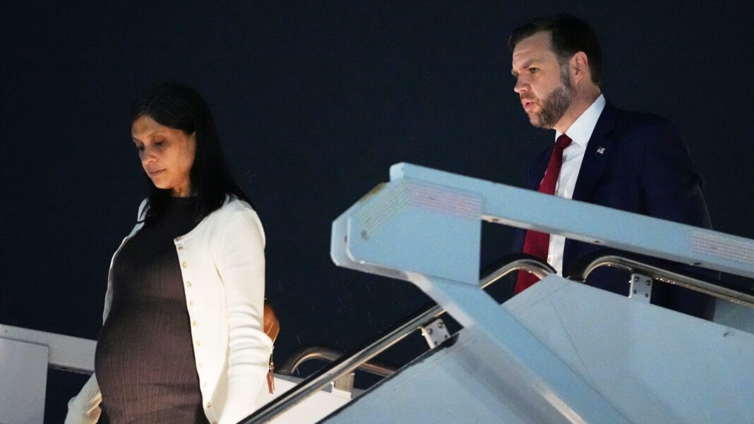 Vice President JD and Second Lady Usha Vance welcome baby boy, first child born to sitting US VP in more than 150 years