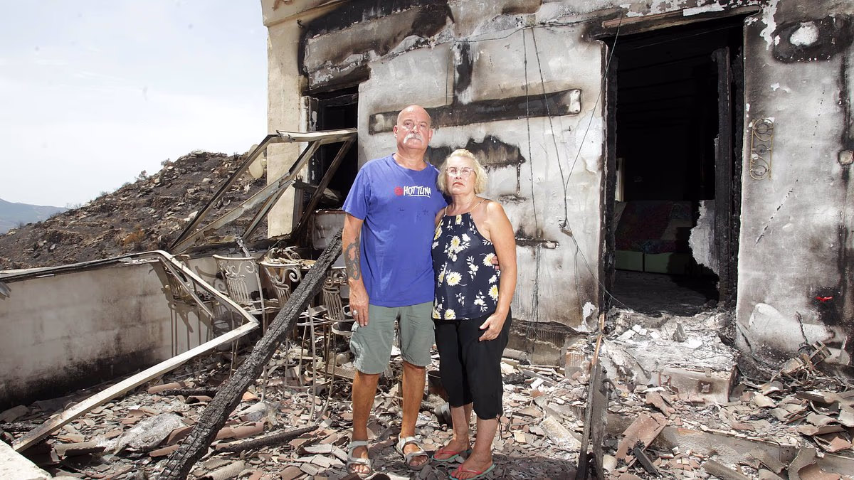 Villa we put years of love into was consumed by fires, but we're lucky