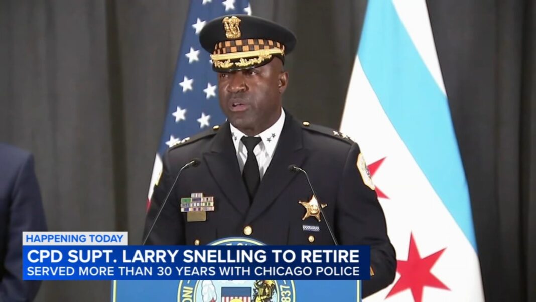 Wednesday marks Chicago Police Department Superintendent Larry Snelling's final day on job
