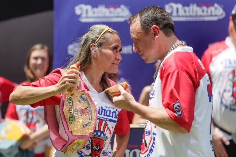 Champion Crowned in Women’s Coney Island Hot Dog Eating Competition