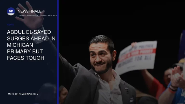 Abdul El-Sayed Surges Ahead in Michigan Primary But Faces Tough Republican Competition