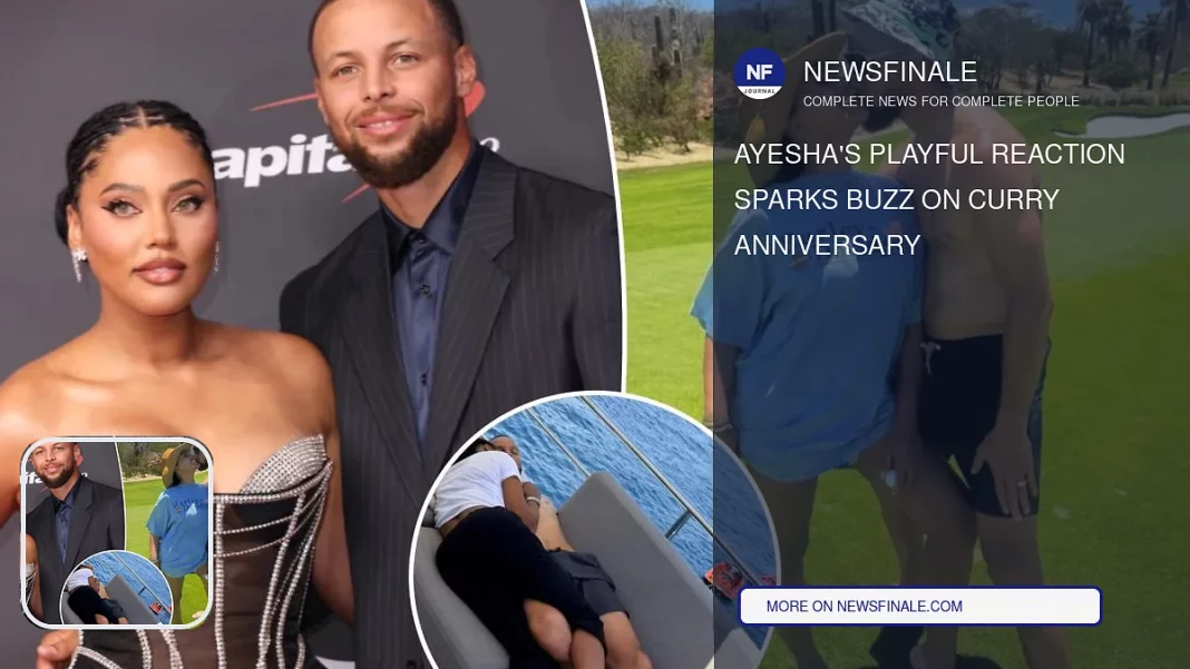 Ayesha's Playful Reaction Sparks Buzz on Curry Anniversary - NewsFinale