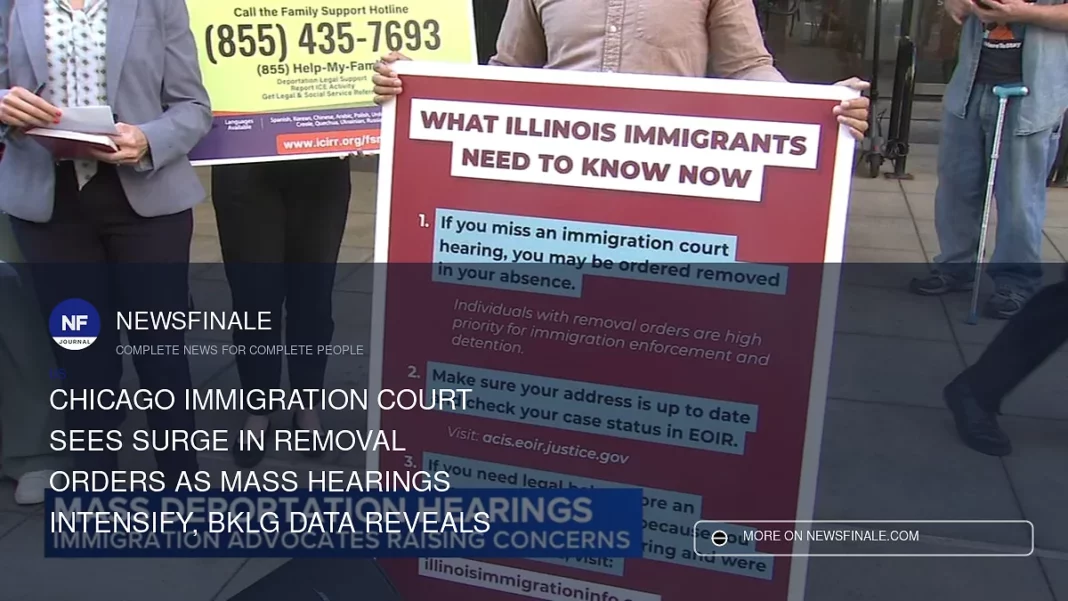 Chicago Immigration Court Sees Surge in Removal Orders as Mass Hearings Intensify, BKLG Data Reveals - NewsFinale