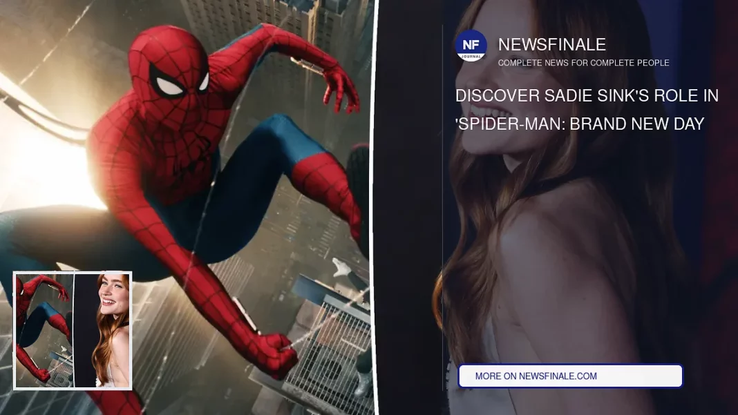 Discover Sadie Sink's Role in 'Spider-Man: Brand New Day - NewsFinale