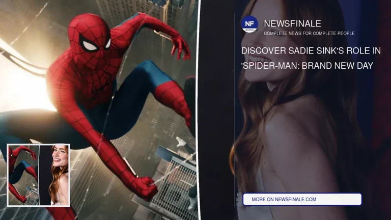 Discover Sadie Sink’s Role in ‘Spider-Man: Brand New Day