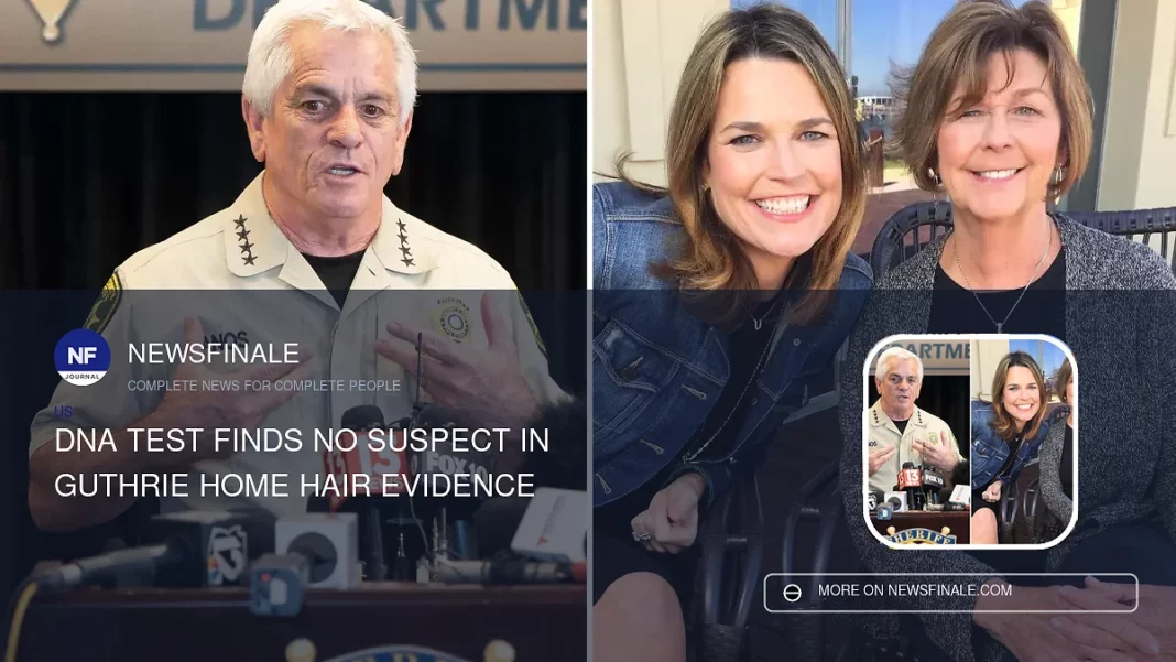 DNA Test Finds No Suspect in Guthrie Home Hair Evidence - NewsFinale