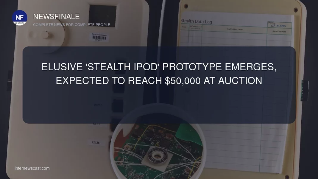 Elusive 'Stealth iPod' Prototype Emerges, Expected to Reach $50,000 at Auction - NewsFinale