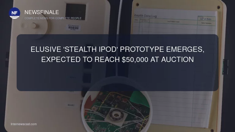 Elusive ‘Stealth iPod’ Prototype Emerges, Expected to Reach $50,000 at Auction