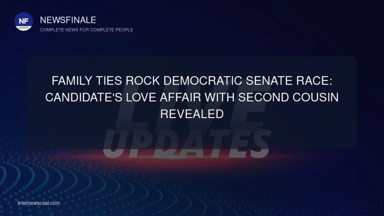 Family Ties Rock Democratic Senate Race: Candidate’s Love Affair with Second Cousin Revealed