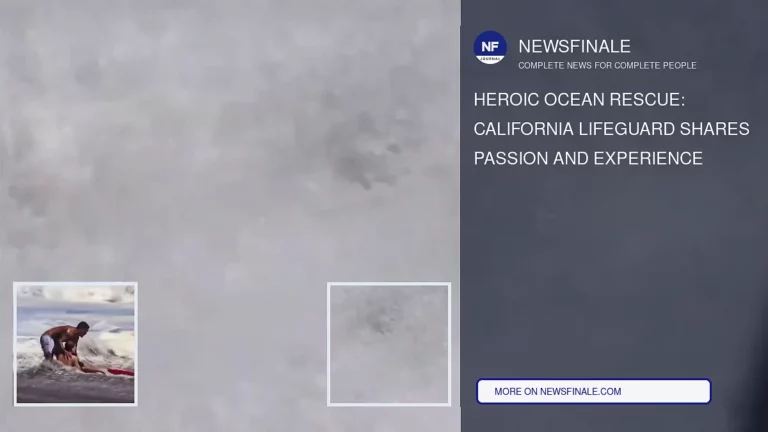 Heroic Ocean Rescue: California Lifeguard Shares Passion and Experience