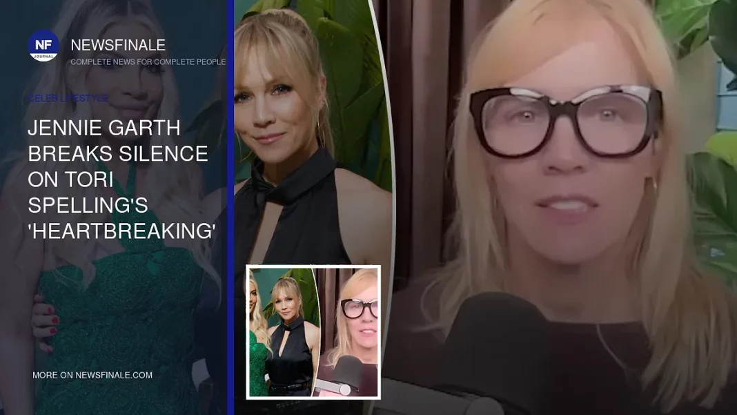 Jennie Garth Breaks Silence on Tori Spelling's 'Heartbreaking' Departure from 90210 Rewatch Podcast - NewsFinale