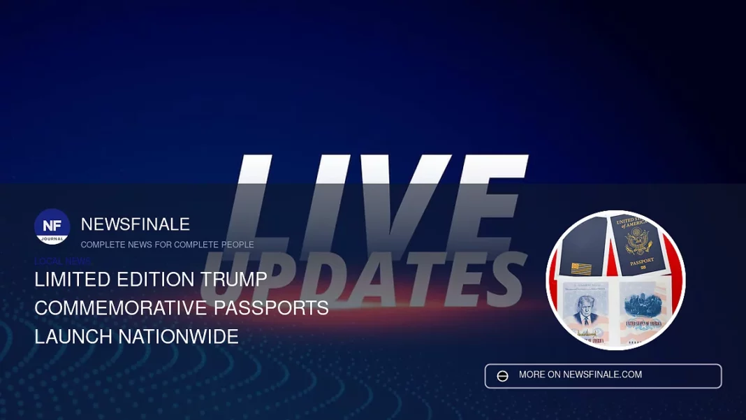 Limited Edition Trump Commemorative Passports Launch Nationwide - NewsFinale