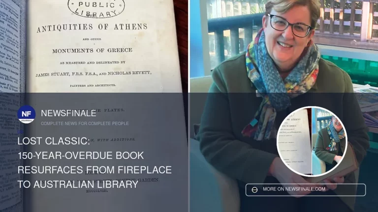 Lost Classic: 150-Year-Overdue Book Resurfaces from Fireplace to Australian Library
