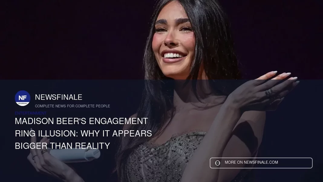 Madison Beer's Engagement Ring Illusion: Why It Appears Bigger Than Reality - NewsFinale
