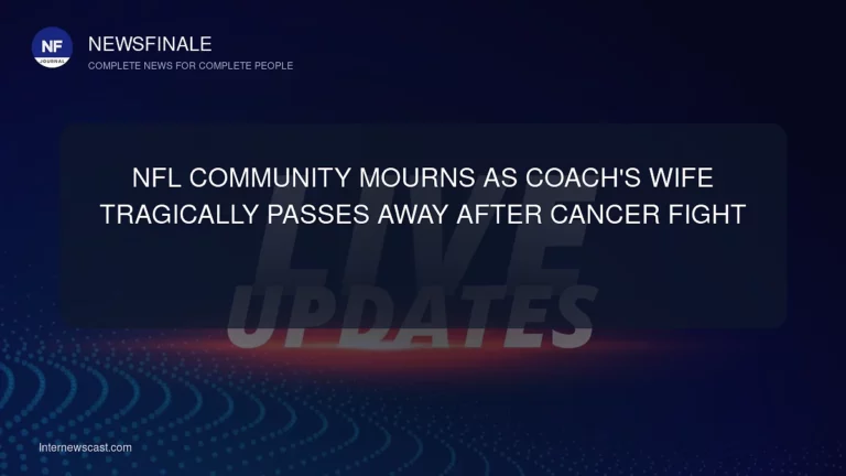 NFL Community Mourns as Coach’s Wife Tragically Passes Away After Cancer Fight