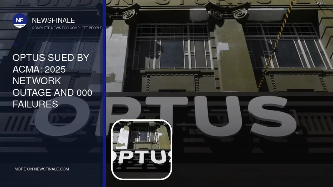 Optus Sued by ACMA: 2025 Network Outage and 000 Failures - NewsFinale