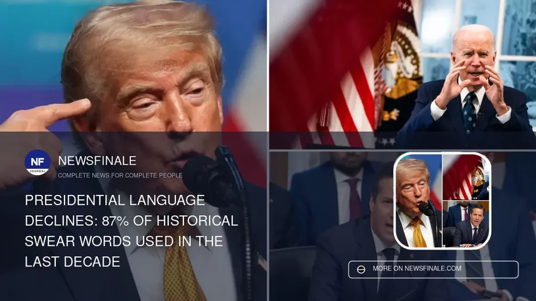 Presidential Language Declines: 87% of Historical Swear Words Used in the Last Decade - NewsFinale