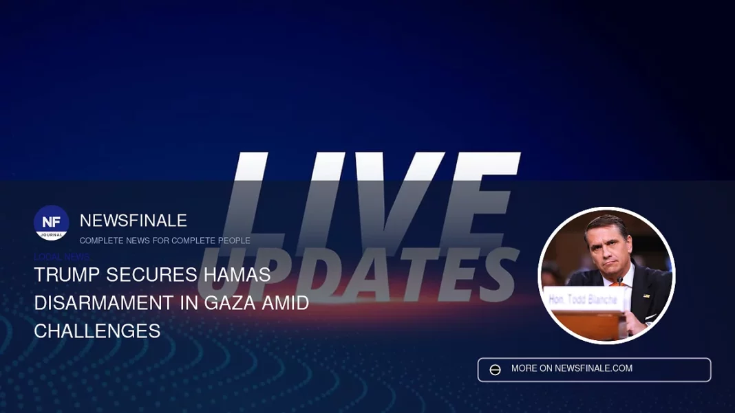 Trump Secures Hamas Disarmament in Gaza Amid Challenges - NewsFinale