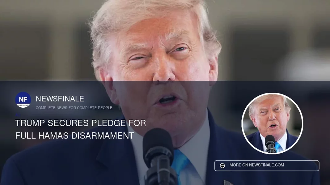 Trump Secures Pledge for Full Hamas Disarmament - NewsFinale