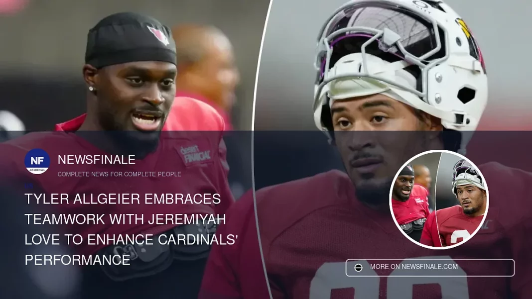 Tyler Allgeier Embraces Teamwork with Jeremiyah Love to Enhance Cardinals' Performance - NewsFinale