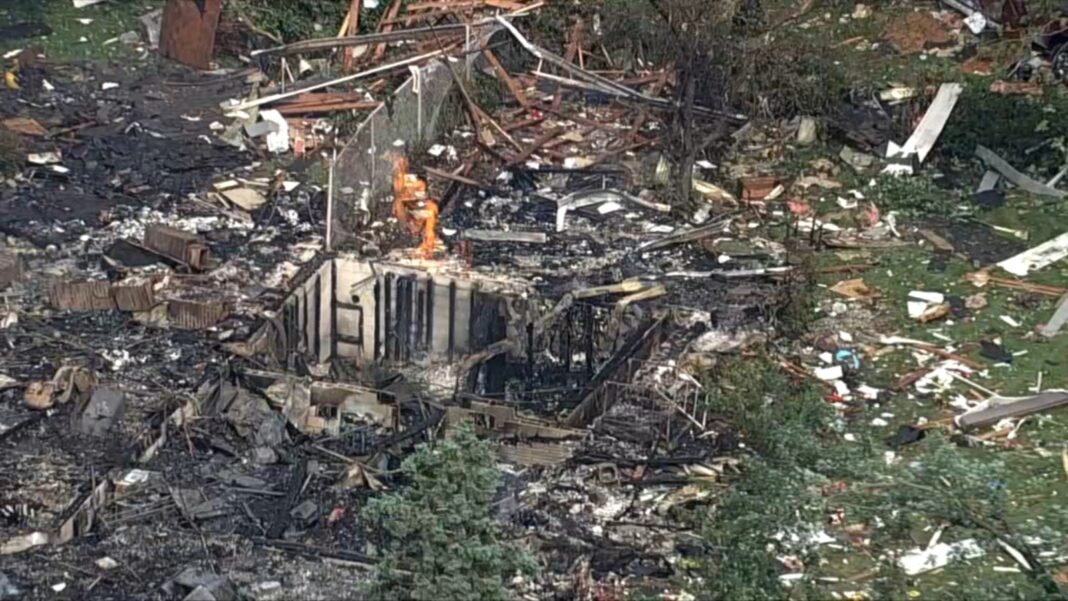 1 dead after house explosion as Portage, Indiana weather today spawns Tornado Warning, leaves storm damage behind
