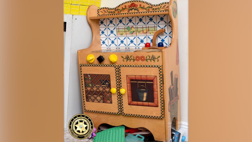 3-year-old girl dies after getting head stuck in kitchen playset, police say