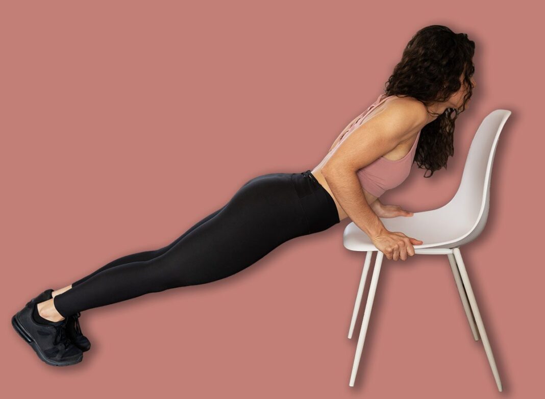 4 Chair Exercises That Firm Arm Jiggle Faster Than Bicep Curls After 65