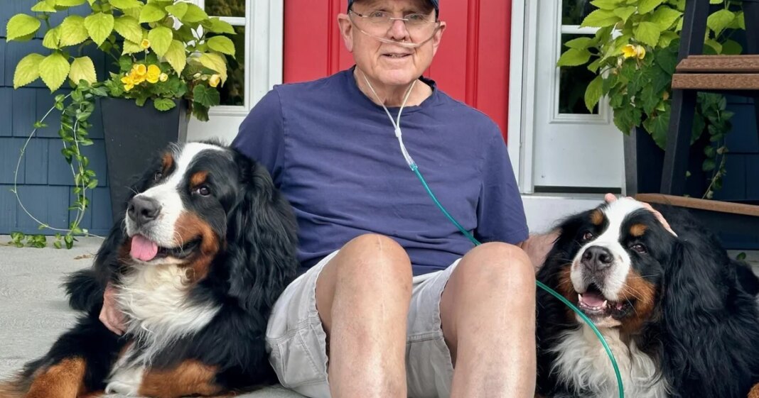 A dog trainer had no symptoms. An X-ray found a terminal disease