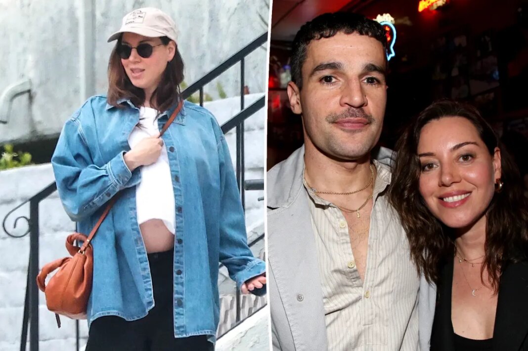 Aubrey Plaza gives birth to first baby with Christopher Abbott