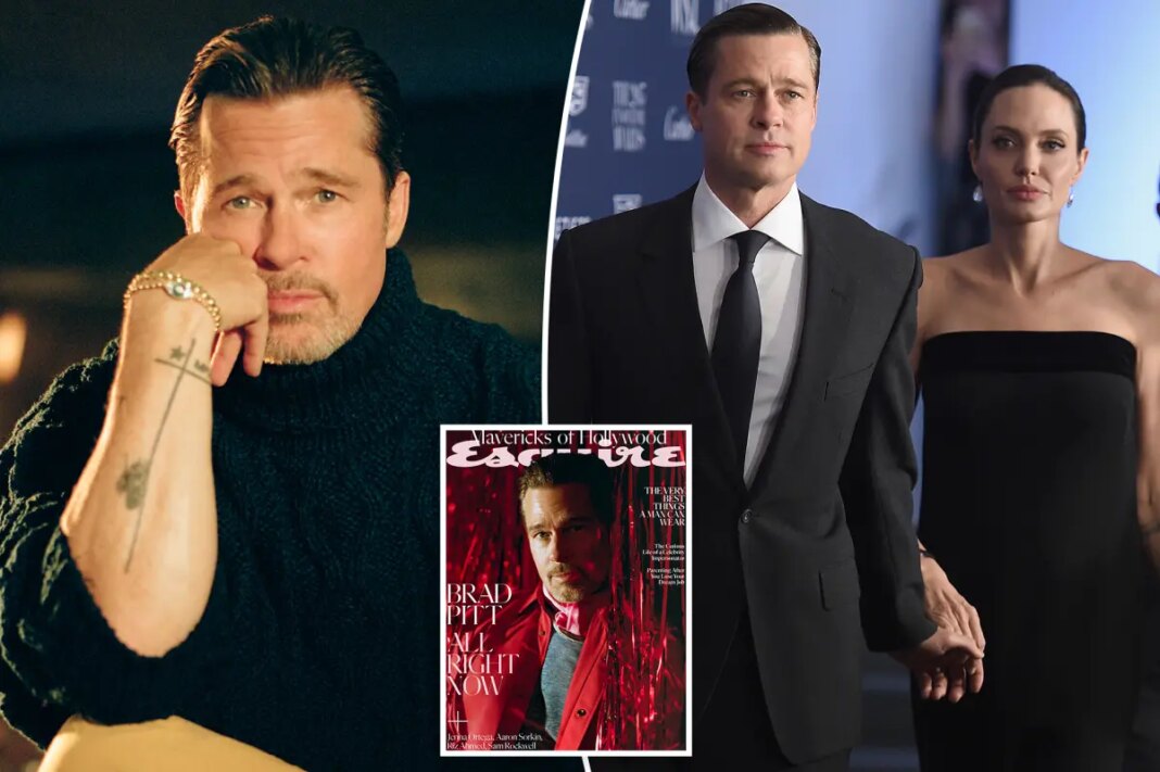 Brad Pitt felt 'suicidal' navigating 'family stuff' 10 years after Angelina Jolie split